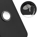 Θήκη Samsung Galaxy M15 5G OEM Magnetic Ring Kickstand / Μαγνητικό δαχτυλίδι / Βάση στήριξης Ultra Thin Frame Πλάτη από Premium TPU με μεταλιζέ περίβλημα μαύρο - Image 4