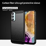 Θήκη Samsung Galaxy M15 5G MOFI Brushed V2 TPU Carbon Πλάτη μαύρο - Image 3