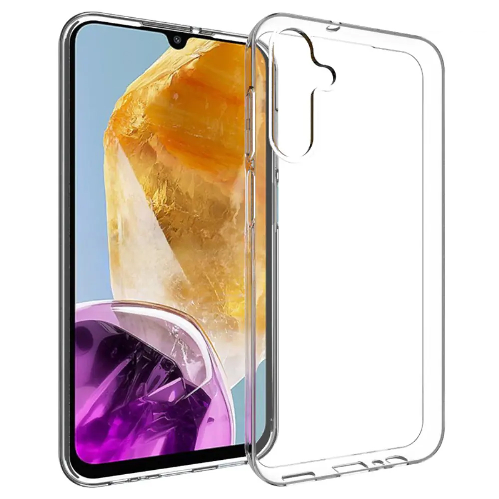 Θήκη Samsung Galaxy M15 5G OEM Silicone Sockproof V5 Anti-Slip Transparent Πλάτη TPU Θήκη Samsung Galaxy M15 5G OEM Silicone Sockproof V5 Anti-Slip Transparent Πλάτη TPU