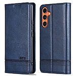 Θήκη Samsung Galaxy M55 5G AZNS Litchi Retro V4 Texture Leather με βάση στήριξης