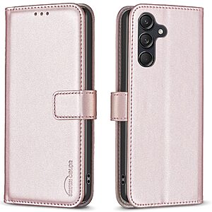 Θήκη Samsung Galaxy M55 5G BINFEN COLOR Leather Wallet series 12 με βάση στήριξης