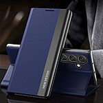Θήκη Samsung Galaxy M55 5G New Design Leather Stand Cover από συνθετικό δέρμα μπλε σκούρο - Image 2