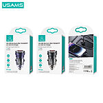 USAMS CC175 mini φορτιστής αυτοκινήτου C35 45W με 1 x USB-A + 1 x Type-C (CC175CC02) - μωβ - Image 5