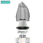 USAMS ZB259 φορητό αναδιπλούμενο σκουπάκι χειρός YAJ Series Suction 4300Pa μπαταρία 4000mAh (XCQZB25901) - Image 3