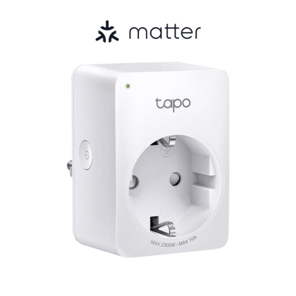 0066297_0 TP-LINK Mini Smart Wi-Fi Socket Matter (TAPO P100M) (TPTAPOP100M) - Image 1