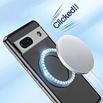 Θήκη Google Pixel 8a 5G Mad Mask Electroplating Series Thin Frame Πλάτη από Premium TPU συμβατό με MagSafe φορτιστή με μεταλιζέ περίβλημα μαύρο - Image 3