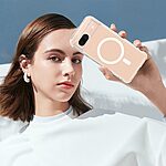 Θήκη Google Pixel 8a 5G OEM Silicone Sockproof συμβατό με MagSafe φορτιστή Transparent Πλάτη TPU - Image 3