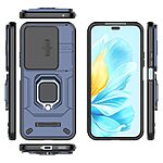 Θήκη Honor 200 Lite 5G Mad Mask Camshield Armor Guard v3 Πλάτη με προστασία για την κάμερα, Kickstand και Βάση στήριξης από σκλήρό Premium TPU μπλε - Image 4