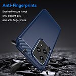 Θήκη Honor 200 Lite 5G Mad Mask Brushed TPU Carbon Πλάτη μπλε - Image 3