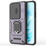 Θήκη Honor 200 Lite 5G Mad Mask Camshield Armor Guard v3 Πλάτη με προστασία για την κάμερα, Kickstand και Βάση στήριξης από σκλήρό Premium TPU μωβ - Image 3