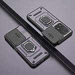 Θήκη Honor 200 Lite 5G Mad Mask Camshield Armor Guard v3 Πλάτη με προστασία για την κάμερα, Kickstand και Βάση στήριξης από σκλήρό Premium TPU μωβ - Image 5