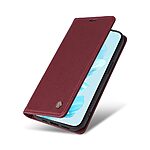 Θήκη Honor 200 Lite 5G YIKATU Folio Series με βάση στήριξης, υποδοχή καρτών και μαγνητικό κούμπωμα Flip Wallet από συνθετικό δέρμα και TPU κόκκινο σκούρο - Image 5