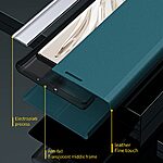 Θήκη Honor 90 Smart 5G New Design Leather Stand Cover από συνθετικό δέρμα μαύρο - Image 5