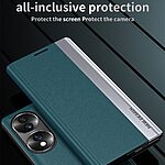 Θήκη Honor 90 Smart 5G New Design Leather Stand Cover από συνθετικό δέρμα μπλε σκούρο - Image 3