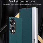 Θήκη Honor 90 Smart 5G New Design Leather Stand Cover από συνθετικό δέρμα ροζ - Image 2