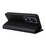 Θήκη Honor 90 Smart 5G YIKATU Folio Series με βάση στήριξης, υποδοχή καρτών και μαγνητικό κούμπωμα Flip Wallet από συνθετικό δέρμα και TPU μαύρο - Image 3