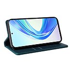 Θήκη Honor 90 Smart 5G YIKATU Folio Series με βάση στήριξης, υποδοχή καρτών και μαγνητικό κούμπωμα Flip Wallet από συνθετικό δέρμα και TPU πράσινο - Image 4