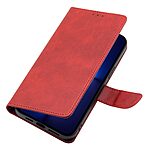 Θήκη Huawei Pura 70 Mad Mask Leather Wallet Case V2_4 με βάση στήριξης, υποδοχές καρτών και μαγνητικό κούμπωμα Flip Wallet από συνθετικό δέρμα κόκκινο - Image 4
