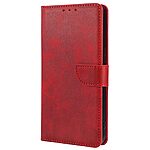 Θήκη Huawei Pura 70 Mad Mask Leather Wallet Case V2_4 με βάση στήριξης, υποδοχές καρτών και μαγνητικό κούμπωμα Flip Wallet από συνθετικό δέρμα κόκκινο - Image 5