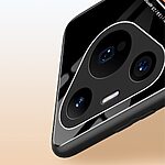 Θήκη Huawei Pura 70 Pro OEM Magnetic Glass Series πλάτη με ενσωματωμένο μαγνήτη και υποστήριξη μαγνητικής βάσης από συνθετικό δέρμα TPU μπλε - Image 5