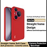 Θήκη Huawei Pura 70 Pro IMAK UC-4 Series Soft Ultra Slim TPU πλάτη κόκκινο - Image 2