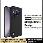 Θήκη Huawei Pura 70 Pro IMAK UC-4 Series Soft Ultra Slim TPU πλάτη μαύρο - Image 2