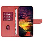 Θήκη Huawei Pura 70 Pro Mad Mask Leather Wallet Case V2_4 με βάση στήριξης, υποδοχές καρτών και μαγνητικό κούμπωμα Flip Wallet από συνθετικό δέρμα κόκκινο - Image 3