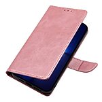 Θήκη Huawei Pura 70 Pro Mad Mask Leather Wallet Case V2_4 με βάση στήριξης, υποδοχές καρτών και μαγνητικό κούμπωμα Flip Wallet από συνθετικό δέρμα ροζ χρυσό - Image 4