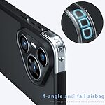 Θήκη Huawei Pura 70 Pro Mad Mask Magnetic Matte Hybrid συμβατό με MagSafe φορτιστή Transparent Πλάτη TPU μαύρο - Image 3