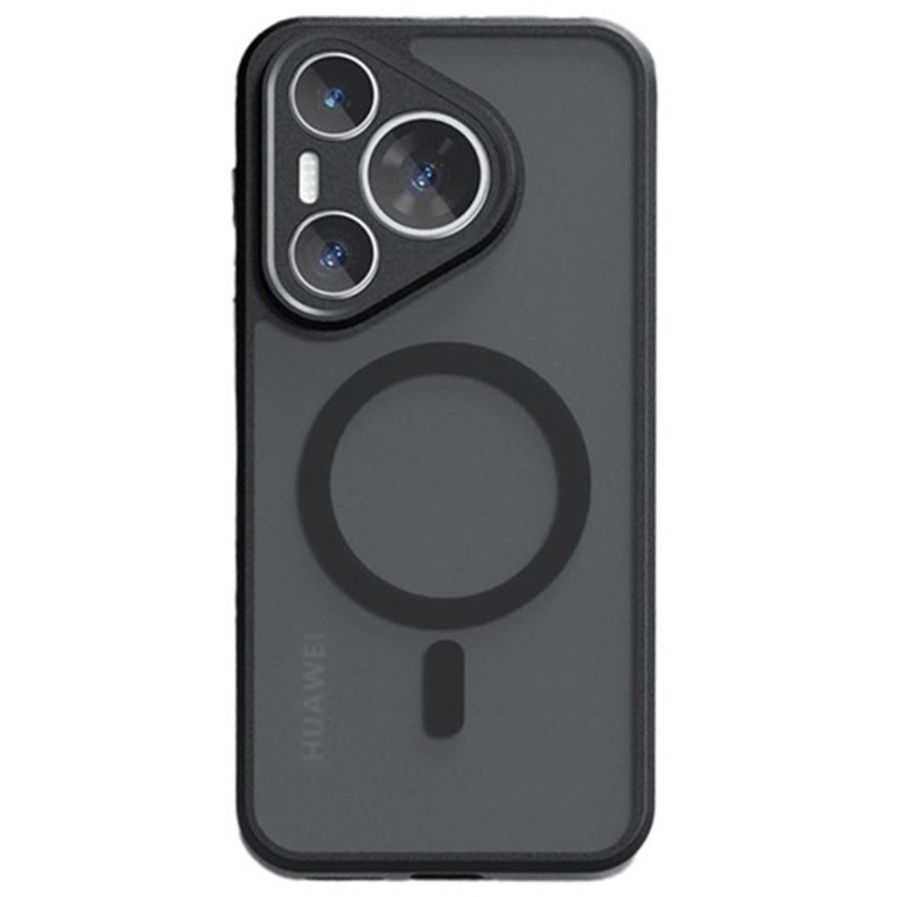 Θήκη Huawei Pura 70 Pro Mad Mask Magnetic Matte Hybrid συμβατό με MagSafe φορτιστή Transparent Πλάτη TPU μαύρο Θήκη Huawei Pura 70 Pro Mad Mask Magnetic Matte Hybrid συμβατό με MagSafe φορτιστή Transparent Πλάτη TPU μαύρο