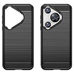 Θήκη Huawei Pura 70 Pro Mad Mask Brushed TPU Carbon Πλάτη μαύρο - Image 2