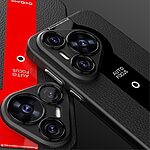 Θήκη Huawei Pura 70 Pro Q.COO Imprinted Series Πλάτη με ανάγλυφη επιφάνεια από Premium TPU μαύρο - Image 4