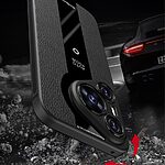 Θήκη Huawei Pura 70 Pro Q.COO Imprinted Series Πλάτη με ανάγλυφη επιφάνεια από Premium TPU μαύρο - Image 5