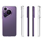 Θήκη Huawei Pura 70 Pro OEM Silicone Sockproof V5 Anti-Slip Transparent Πλάτη TPU - Image 5