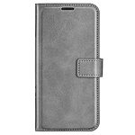 Θήκη Nothing Phone (2a / 2a Plus) 5G 5G Mad Mask Leather Wallet Case V2 με βάση στήριξης, υποδοχές καρτών και μαγνητικό κούμπωμα Flip Wallet από συνθετικό δέρμα γκρι - Image 5