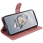 Θήκη OnePlus Nord N30 SE 5G OEM Leather Wallet Case Series 2 με βάση στήριξης, υποδοχές καρτών και μαγνητικό κούμπωμα Flip Wallet από συνθετικό δέρμα ροζ χρυσό - Image 3