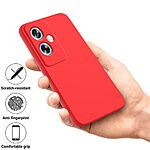Θήκη OnePlus Nord N30 SE 5G OEM Soft Liquid Silicone Πλάτη σιλικόνης με κορδόνι κόκκινο - Image 5