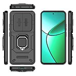 Θήκη Realme 12+ 5G Mad Mask Camshield Armor Guard v4 Πλάτη με προστασία για την κάμερα, Kickstand και Βάση στήριξης από σκλήρό Premium TPU μαύρο - Image 5