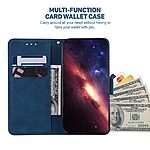 Θήκη Realme C65 Mad Mask Leather Wallet Case Geometry Style με βάση στήριξης, υποδοχές καρτών και μαγνητικό κούμπωμα Flip Wallet από συνθετικό δέρμα μπλε - Image 3