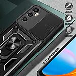 Θήκη Realme C65 Mad Mask Camshield Armor Guard Πλάτη με προστασία για την κάμερα, Kickstand και Βάση στήριξης από σκλήρό Premium TPU ασημί - Image 5