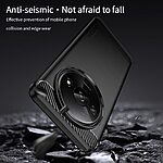 Θήκη Realme C65 MOFI Brushed TPU Carbon Πλάτη μπλε - Image 5