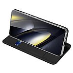 Θήκη Xiaomi Poco F6 5G DUX DUCIS Skin Pro Series με βάση στήριξης, υποδοχή καρτών και μαγνητικό κούμπωμα Flip Wallet από συνθετικό δέρμα και TPU μαύρο - Image 3