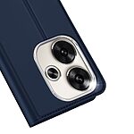 Θήκη Xiaomi Poco F6 5G DUX DUCIS Skin Pro Series με βάση στήριξης, υποδοχή καρτών και μαγνητικό κούμπωμα Flip Wallet από συνθετικό δέρμα και TPU μπλε - Image 4