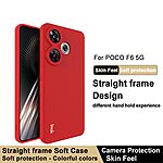 Θήκη Xiaomi Poco F6 5G IMAK UC-4 Series Soft Ultra Slim TPU πλάτη κόκκινο - Image 2