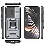 Θήκη Xiaomi Poco F6 5G Mad Mask Camshield Armor Guard v3 Πλάτη με προστασία για την κάμερα, Kickstand και Βάση στήριξης από σκλήρό Premium TPU γκρι - Image 5