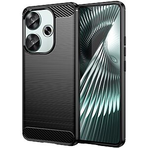 Θήκη Xiaomi Poco F6 5G Mad Mask Brushed TPU Carbon Πλάτη μαύρο