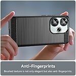 Θήκη Xiaomi Poco F6 5G Mad Mask Brushed TPU Carbon Πλάτη μαύρο - Image 5