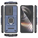 Θήκη Xiaomi Poco F6 5G Mad Mask Camshield Armor Guard v3 Πλάτη με προστασία για την κάμερα, Kickstand και Βάση στήριξης από σκλήρό Premium TPU μπλε - Image 5