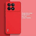 Θήκη Xiaomi Poco F6 Pro 5G IMAK UC-4 Series Soft Ultra Slim TPU πλάτη κόκκινο - Image 2