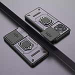 Θήκη Xiaomi Poco F6 Pro 5G Mad Mask Camshield Armor Guard v3 Πλάτη με προστασία για την κάμερα, Kickstand και Βάση στήριξης από σκλήρό Premium TPU μωβ - Image 5